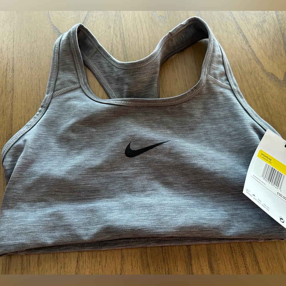 Nike Women's Heathered Gray Sports Bra